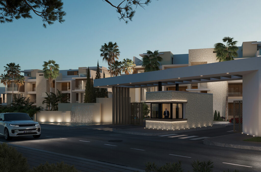Modern apartments on Estepona's